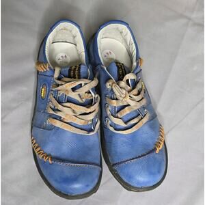 YMI Eyes Blue Leather Comfort Shoes Men’s 11.5 Handmade Casual Lace